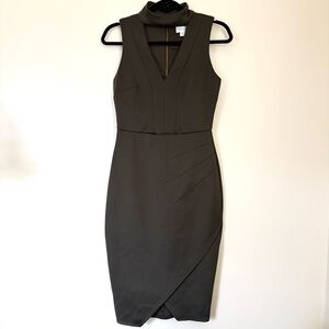 Bisou Bisou Green Sleeveless Midi Dress Size 2